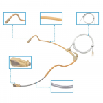 Mikrofonas - WP81 KIMAFUN 3.5 mm TRS Omnidirectional