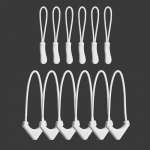 Priedas - WANDRD Standartinis Užtrauktuko Traukiklis Patvarus Sukibimas Cloudbreak Balta