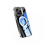 Telefonų dėklas - Torras UPRO Lstand Clear-Mag for iPhone 15, sulankstomas laikiklis, skaidrus