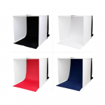 Fotografijos studija - Caruba Ne&scaron;iojama fotostudija 40x40x40cm LED &scaron;viesos