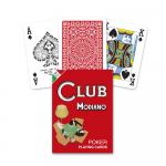 Modiano Poker Club Žaidimų Kortos (Raudonos)