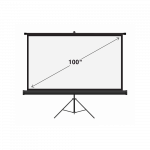 Projektoriaus Ekranas - Camrock Matte T 100 100-colių 16:9 Ne&scaron;iojamas Tripodas