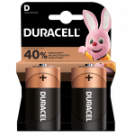 Baterija - Duracell LR20 D MN1300 1.5V Alkalinės Baterijos 2 Pak.
