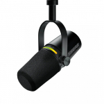 Mikrofonas - Shure MV7+ su XLR/USB-C jungtimi, Juodas