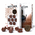 The Witcher Geralt Kauliukų Rinkinys Karamelinės Ir Sidabrinės Spalvos