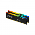 RAM Modulis - Kingston FURY Beast RGB 16 GB 2&times;8 GB DDR5 5 600 MT/s Juodas