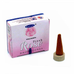 Kvepiančių Smilkalų Koniukas - Satya Fresh Rose 12 Koniukų su Laikikliu