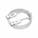 USB C Laidas - Newell USB-C 60W 2m Greitas Įkrovimas Pintas Baltas