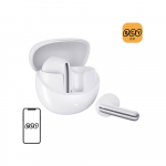 Belaidės ausinės - QCY AilyBuds Pro HT10, ANC, 30h bendras grojimo laikas, balta
