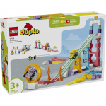 Žaislų Statybų Rinkinys - LEGO DUPLO 10478 3 in 1 Kūrybiniai Rampai su Transporto Priemonėmis, 111 detalių, daugiaspalvis