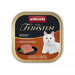 Kačių Maistas - Animonda Vom Feinsten Suaugusiųjų Vi&scaron;tienos Kepenų 100g Drėgnas Maistas Be Glitimo ir Be Grūdų