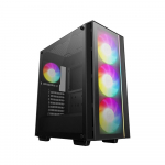 Kompiuterio Korpusas - DeepCool MATREXX55 V4 C Midi Tower Juodas
