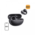Bevielės ausinės - QCY Crossky Clip C30 Bluetooth 5.4, 30h grojimo laikas, juoda