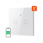 I&scaron;manusis namų įrenginys - Gosund SLS2 Dual Touch WiFi Light Switch, Neutral/Non-Neutral