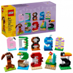 Žaislų rinkinys - LEGO 40807 Gimimo Dienos Skaičiai 281 Dalys Pritaikoma Ekspozicija Daugiaspalvis