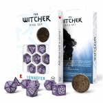 The Witcher Yennefer Kauliukų Rinkinys Levandų Ir Baltos Spalvos