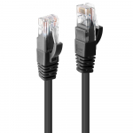 Tinklo Kabelis - LINDY Cat.6 U/UTP Tinklo Kabelis, RJ45, M/M, 250MHz, 10 m, Juodas