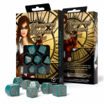 Steampunk Clockwork Kauliukų Rinkinys Turkio Ir Vario Spalvos