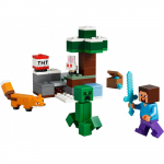 Statybų rinkinys - LEGO Minecraft 21583 Stevo Taigos nuotykis (Lego, 79 dalys, mini figūrėlė)