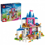 Žaislinis konstravimo rinkinys - LEGO Disney 43283 Pelenės Gyvūnų Draugų Pilis 149 Detalės Minifigūra Mėlyna