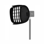 Ap&scaron;vietimo Modifikatorius - Newell 25 cm Mini Bowens Kvadratinis Softboxas Tara 40 RGB LED &Scaron;viesai - Su Tinkleliu, Juodas