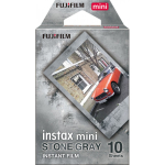 Momentinio Fotoaparato Juostelė - Fujifilm Instax Mini Juostelė, 10 Lapelių, Akmens Pilka