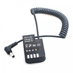Adapteris - Caruba Panasonic DMW DCC12 imitacinė baterija su pavasariniu kabeliu 35-100cm