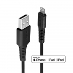 USB Laidas - LINDY USB Type A į Lightning Laidas, M/M, 480Mbps, 0.5 m, Juodas