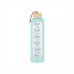 Stiklinė Gertuvė - KiCA Hydro Glass 1L, Mėtų Žalia