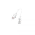 Tinklo Kabelis - Lanberg PCU6-10CC-0050-W Cat6 U/UTP 250 MHz 0,5 m Baltas