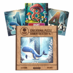 Fantasy Puzzles Lavinamoji Dėlionė I&scaron; Medžio (Skaičių kolekcija nr. 1) (EN)