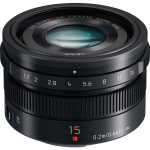 Panasonic LEICA DG SUMMILUX 15mm / F1.7 ASPH. (H-X015E-K) Black
