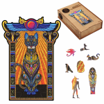 Fantasy Puzzles Bastet Dėlionė I&scaron; Medžio XL Dydis (600 Detalių)