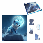 Fantasy Puzzles Baby Amarok Dėlionė I&scaron; Medžio (30 detalių)