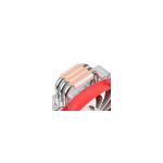 Procesoriaus Au&scaron;intuvas - Thermaltake NiC L32 14 cm 3&times;8 mm 180 W 500&ndash;1 800 Aps./min Raudona Balta Aliuminis