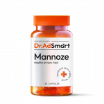 MANNOZE D-manozė, 60 kapsulių