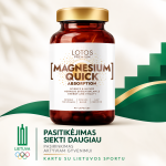 MAGNESIUM QUICK ABSORPTION Magnio bisglicinatas, 90 kapsulių