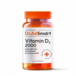 VITAMIN D3 Vitaminas D3 2000TV, 60 kapsulių