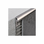 Profilis, aliuminis anoduotas, chromuotas, h 12,5mm L 2.7m