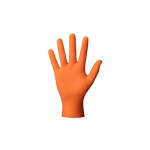 Nitrilinės pir&scaron;tinės, XL dydis, oranžinės, 50 vnt.