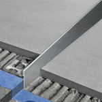 Profilis du&scaron;o nerūdijantis plienas, su nuolydžiu, kairinis, h 10 mm, 2,0 m