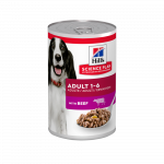 Hill's SP Canine Adult Beef (suaugusiems &scaron;unims su jautiena, konservas) 370 g