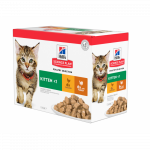 Hill's SP Feline Kitten Multipack Chicken/Turkey 12x85 g (kačiukams su vi&scaron;tiena ir kalakutiena, konservai)
