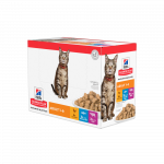 Hill's SP Feline Adult Multipack Chicken/Ocean Fish/Beef 12x85 g (suaugusioms katėms, konservai)
