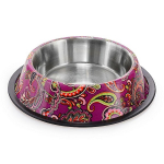Metalinis dubenėlis 25cm/2,4L (violetiniai ra&scaron;tai)