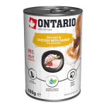 Ontario Cat Can Chicken with Rabbit and Cranberries 400g (Vi&scaron;tiena su triu&scaron;iena ir spanguolėm)
