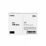 Canon T08 Black/Juoda lazerinio spausdintuvo tonerio kasetė, 11000 psl.