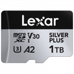 Lexar Atminties kortelė microSDXC Professional SILVER Plus UHS-I/U3/A2/4K R205/W150 (V30), 1TB