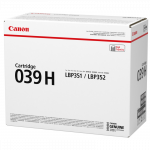 Canon 039H BK Black/Juoda lazerinio spausdintuvo tonerio kasetė, didelės talpos, 25000 psl.