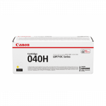 Canon 040H Y Yellow/Geltona lazerinio spausdintuvo tonerio kasetė, didelės talpos, 10000 psl.